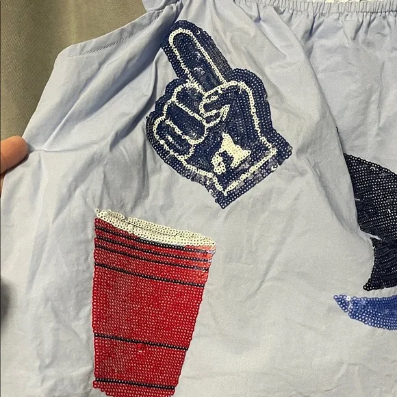 Queen of Sparkles Ole Miss top - Picture 3 of 6